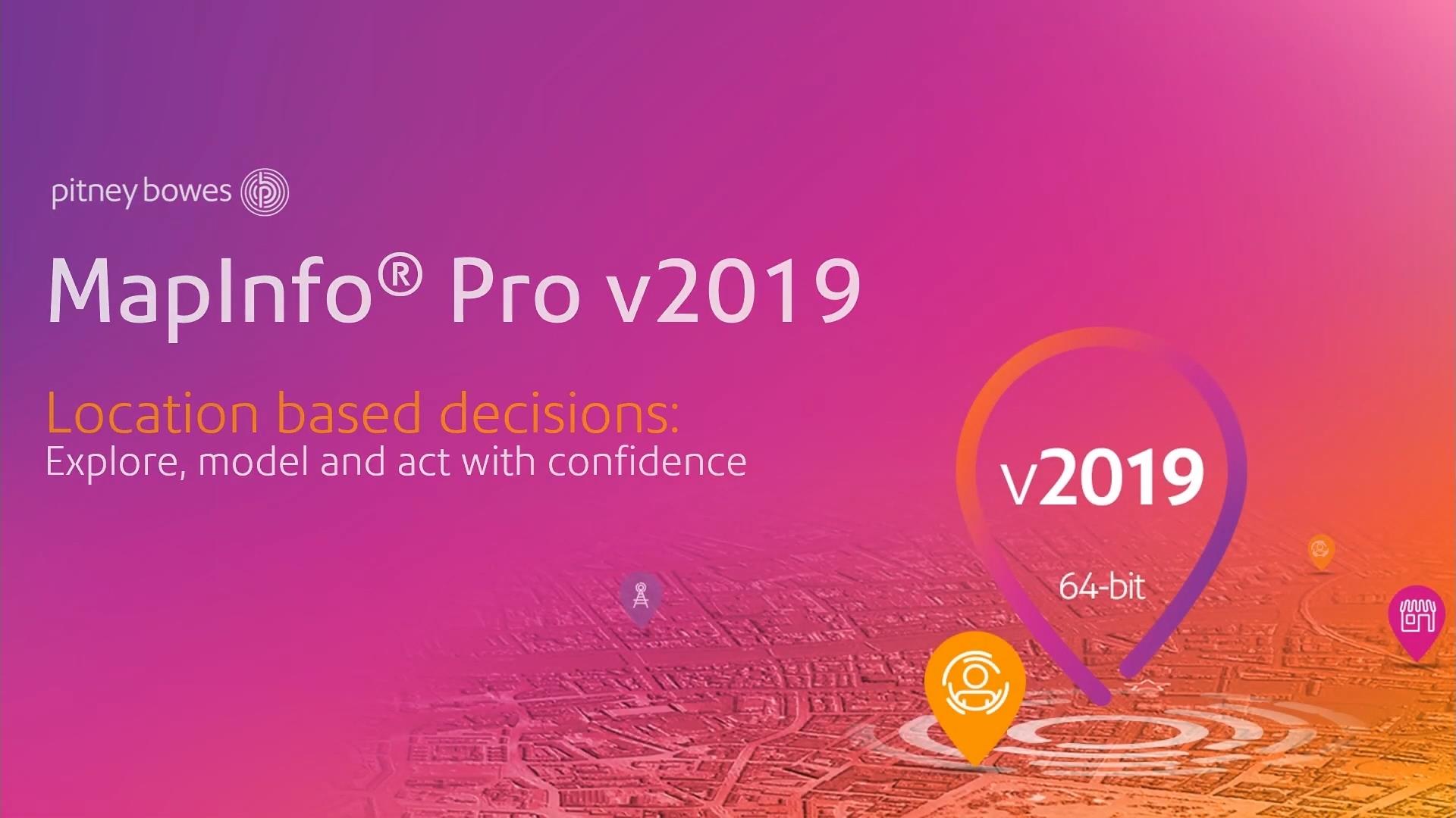 MapInfo Pro 2019 header