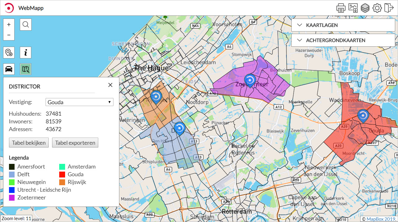 WebMap Districtor